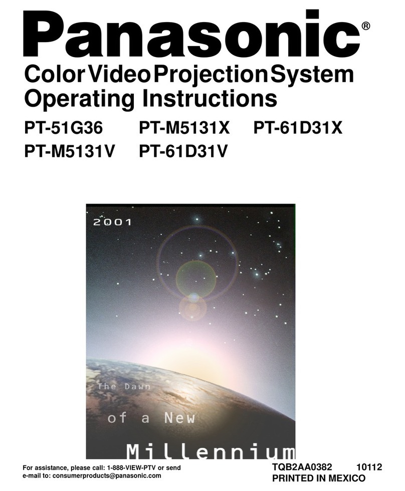 Panasonic PT-51G36 operating instructions