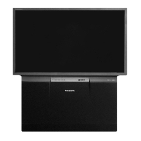 Panasonic PT-47WX42 User manual
