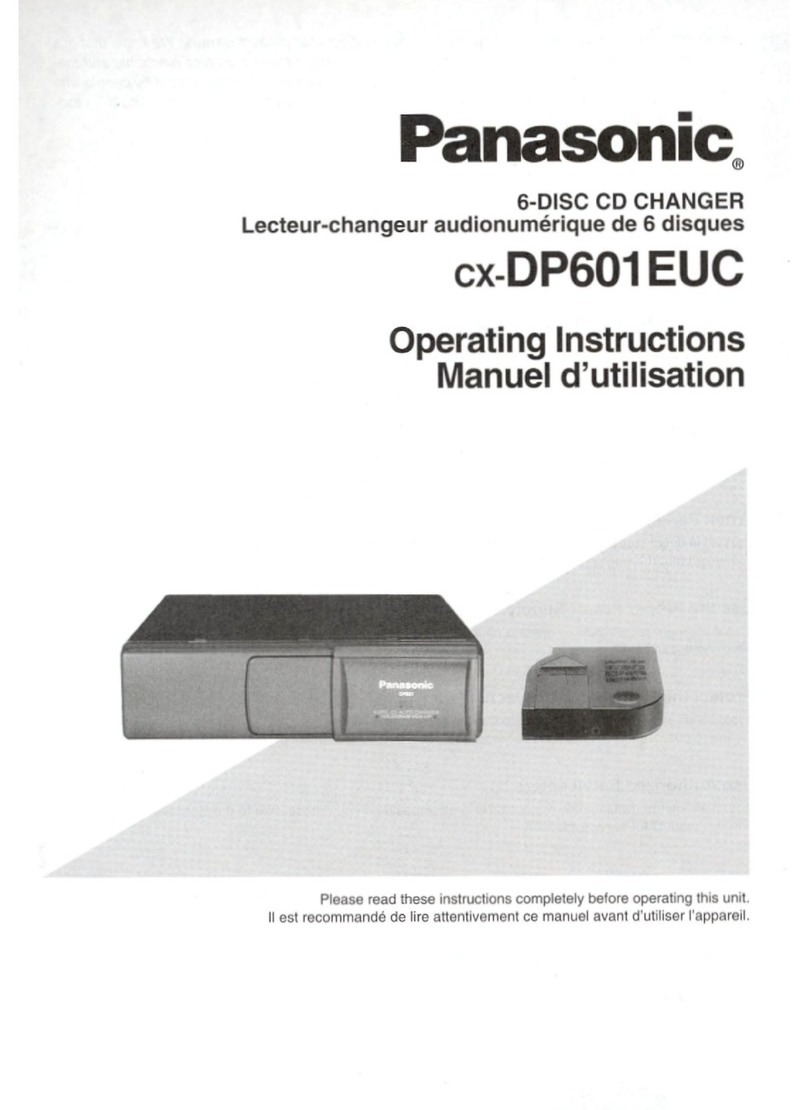 Panasonic CX-DP601 Operating User manual