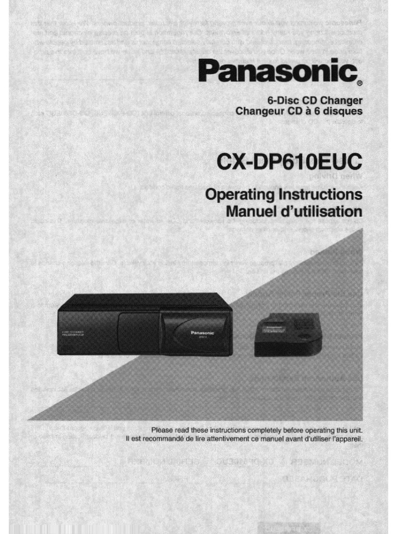 Panasonic CX-DP610 Operating User manual