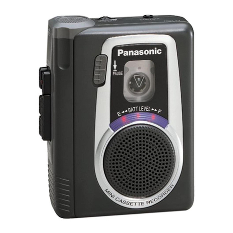 Panasonic RQ-L30 operating instructions