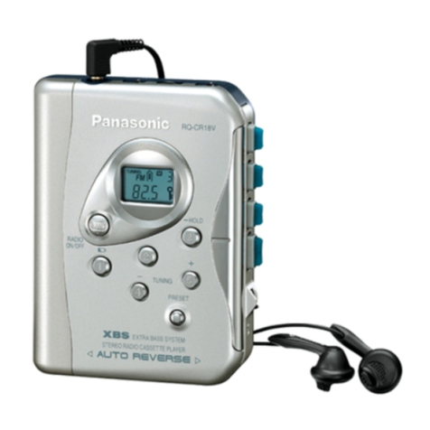 Panasonic RQ-CR18V User manual Panasonic RQ-CR18V User manual