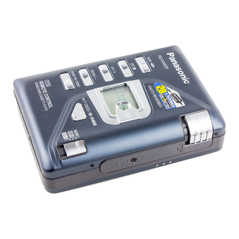 Panasonic RQ-NX60V User manual