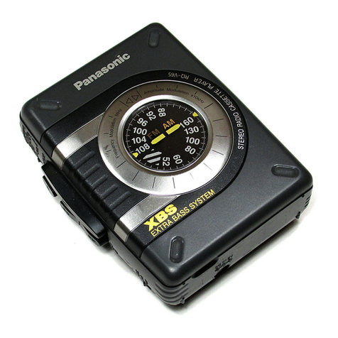 Panasonic RQ-V75 User manual