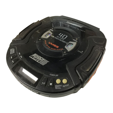 Panasonic SL-SW505 User manual