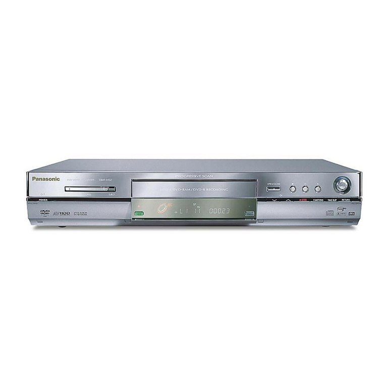 Panasonic DMRHS2 - DVD RECORD.W/HD DRIV User manual