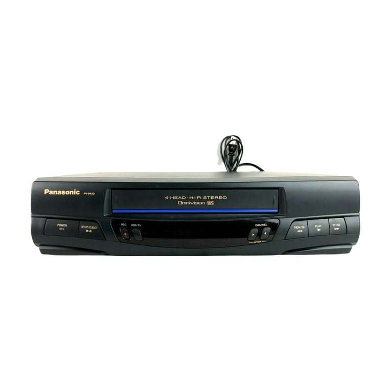 Panasonic Omnivision PV-9400 operating instructions