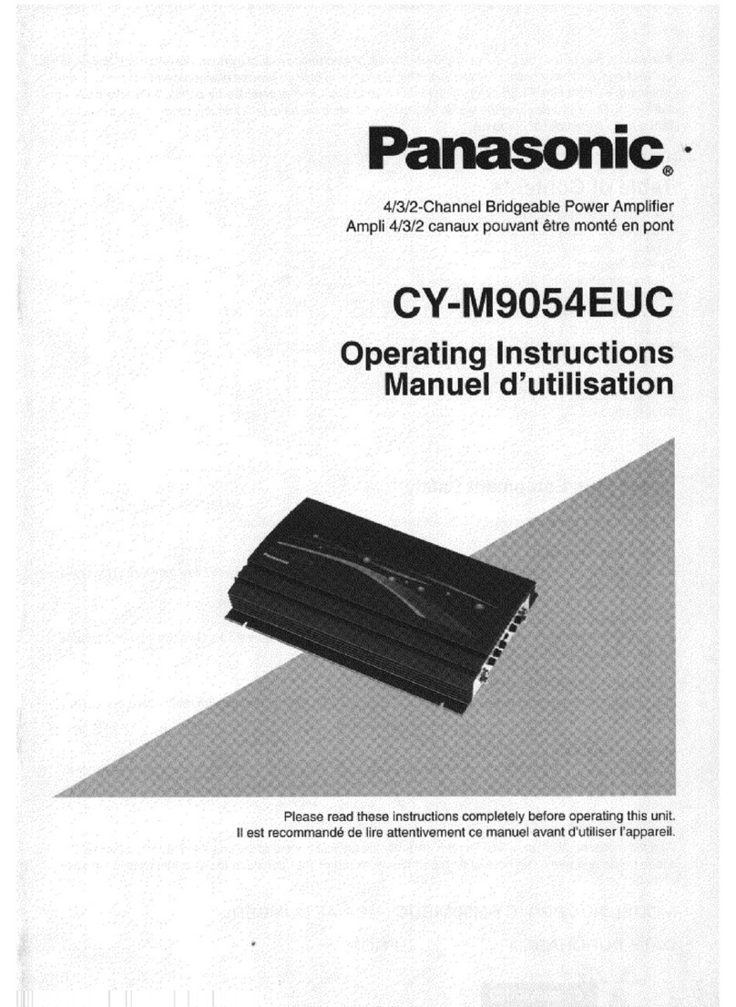Panasonic CY-M9054 Operating operating instructions