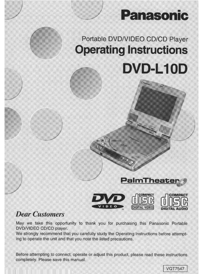 Panasonic DVD-L10 User manual