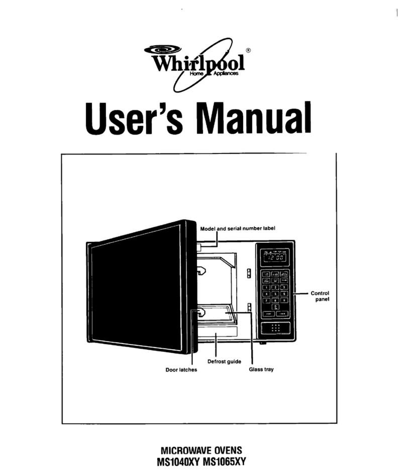 Whirlpool MSI065XY user manual