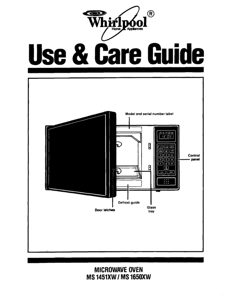 Whirlpool MS1451XWI Use & care guide