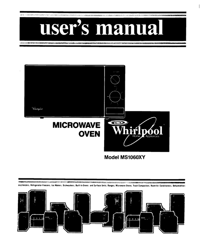 Whirlpool MS1060XY user manual