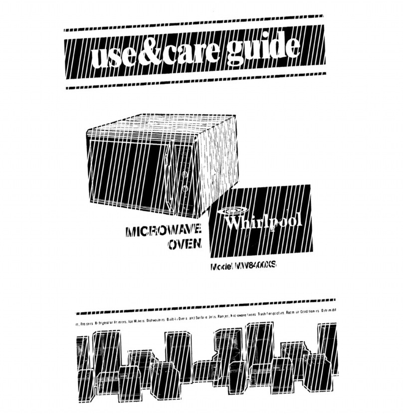 Whirlpool Microwace Oven Use and care guide