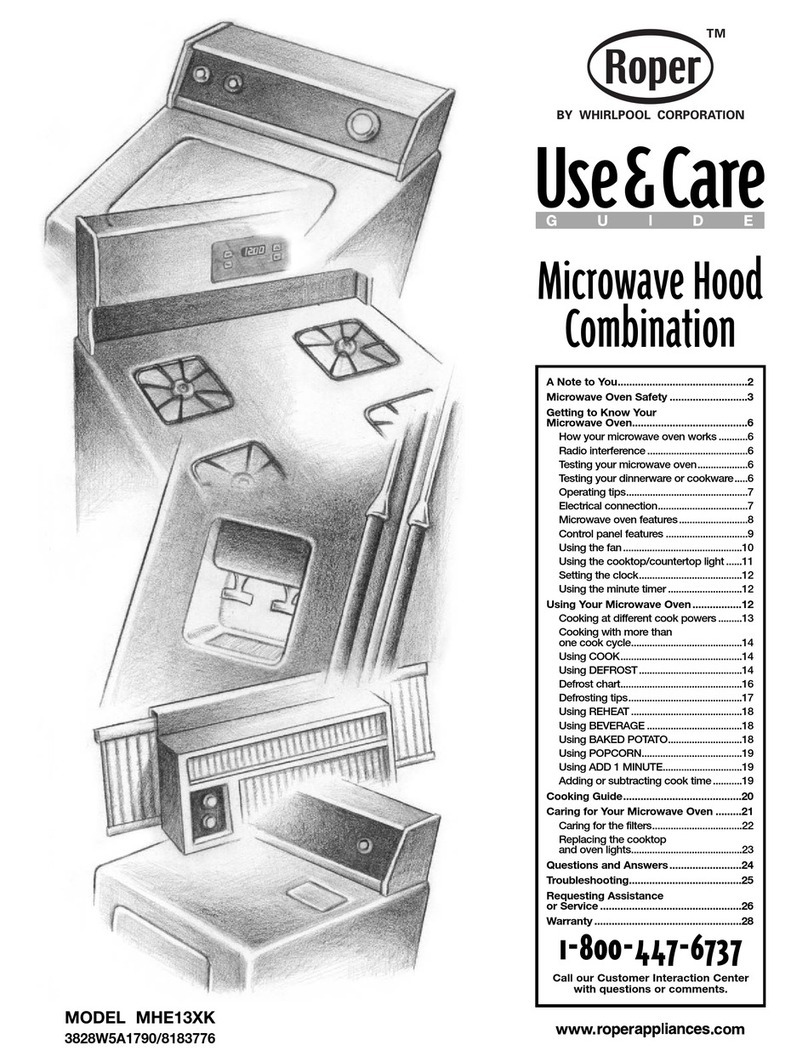 Whirlpool MHE13XK User manual
