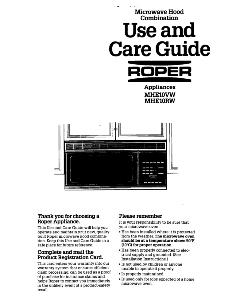Whirlpool MHE10RW User manual