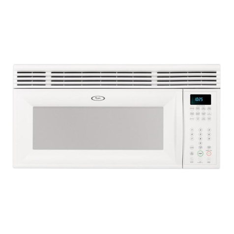 Whirlpool MH2155XP Use & care guide