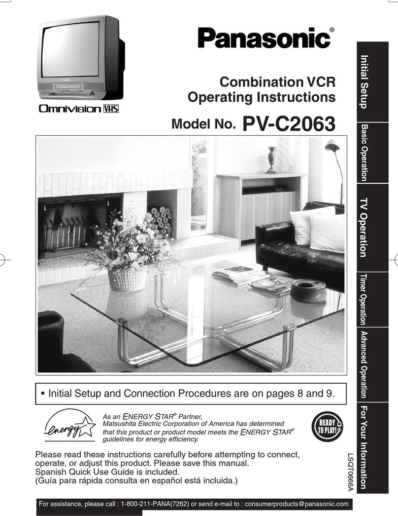 Panasonic PV-C2063 User manual