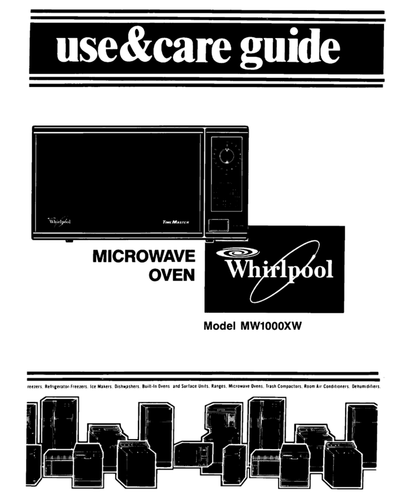 Whirlpool MWIOOOXW User manual