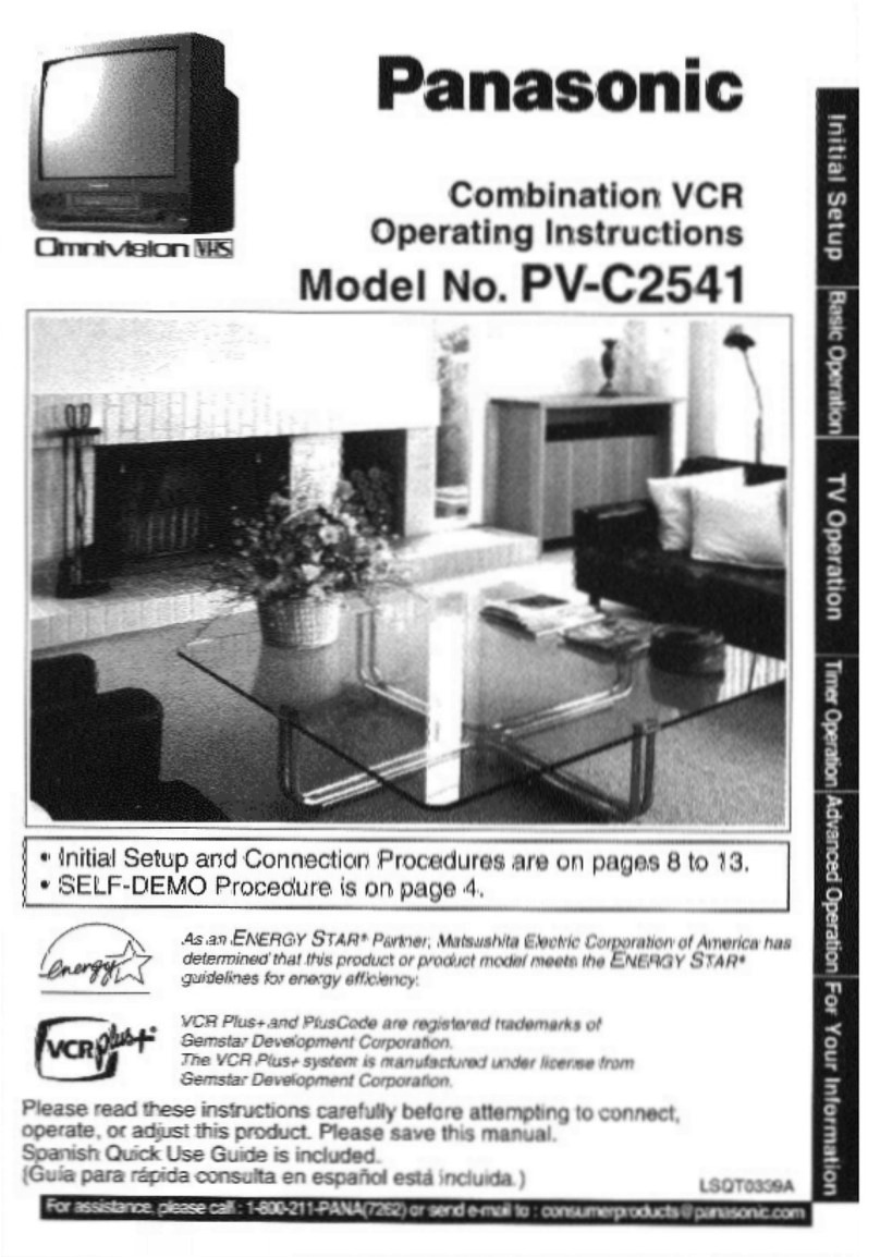 Panasonic PV-C2541 User manual