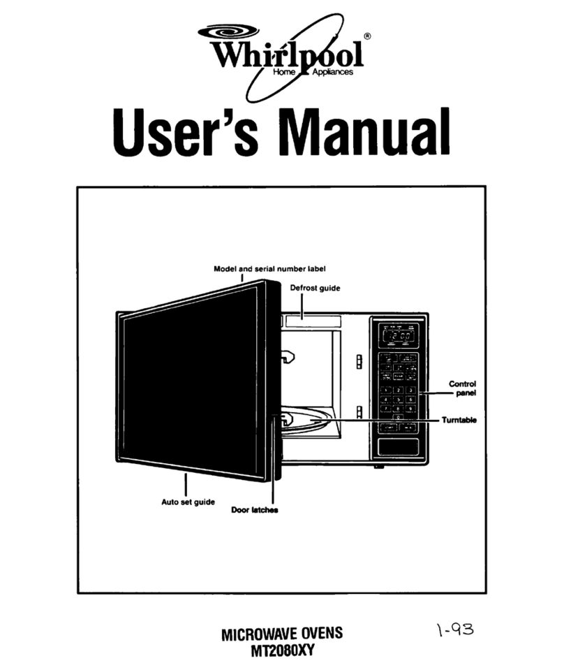 Whirlpool MTZ080XY user manual