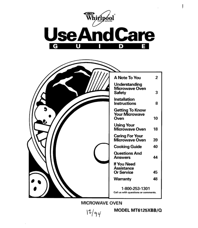 Whirlpool MT6125XBB/Q User manual