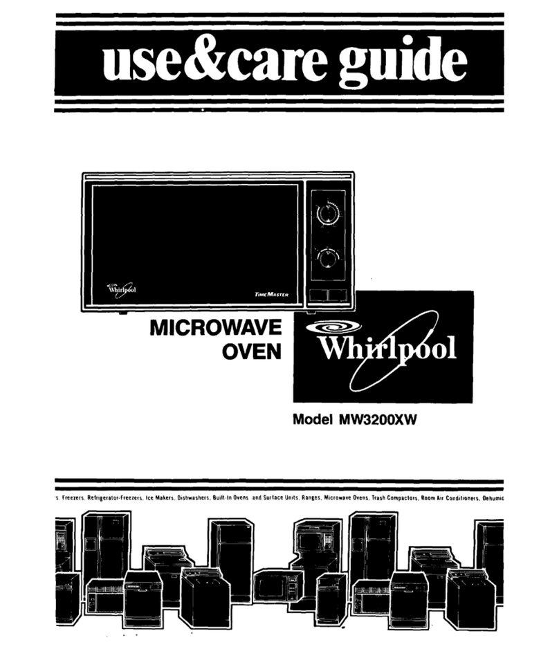 Whirlpool MW32OOXW Use & care guide