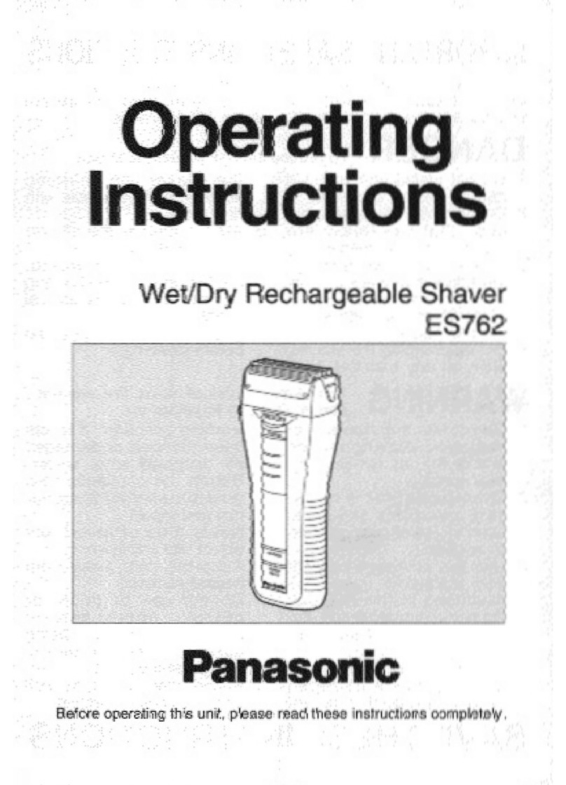 Panasonic ES762S Operating operating instructions