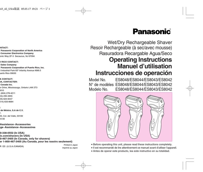 Panasonic ES8044S User manual