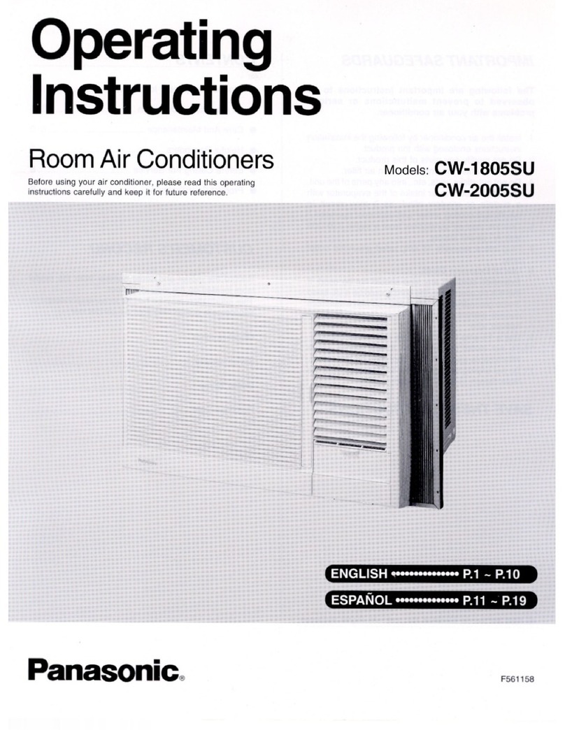Panasonic CW-2005SU User manual