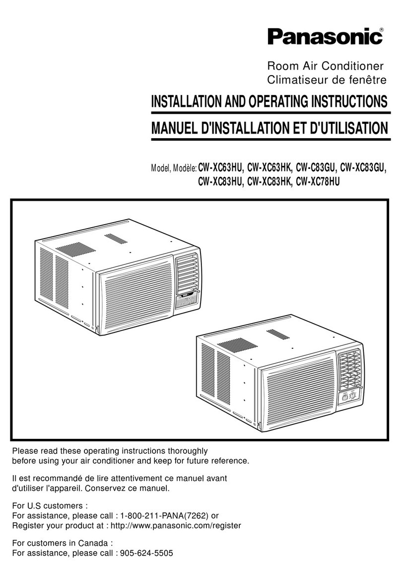 Panasonic CW-XC83HU (English, French) User manual