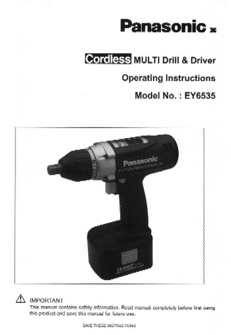 Panasonic EY6535NQKW Operating operating instructions