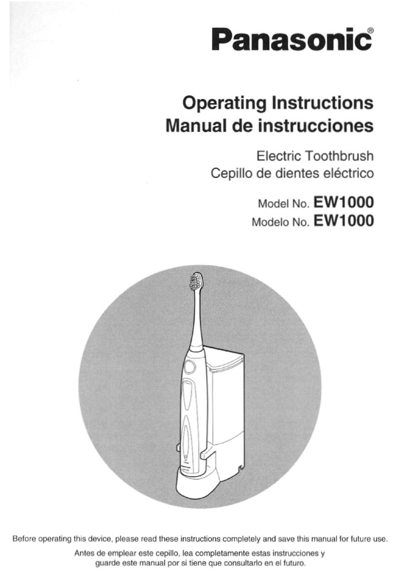 Panasonic EW1000W Operating operating instructions