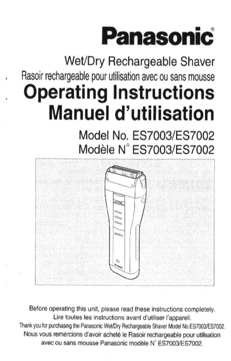 Panasonic ES7003S Operating User manual