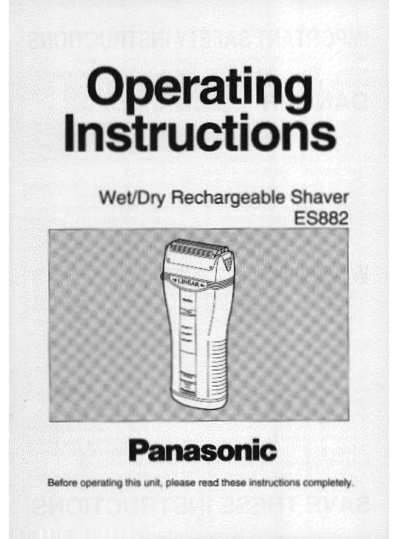 Panasonic ES882S Operating User manual
