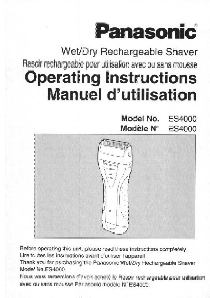 Panasonic ES4000S operating instructions