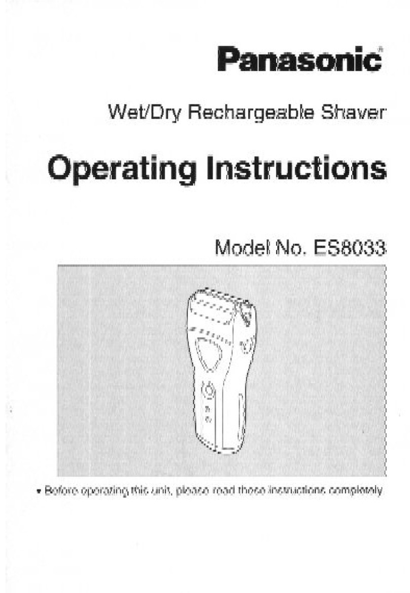 Panasonic ES8033S operating instructions