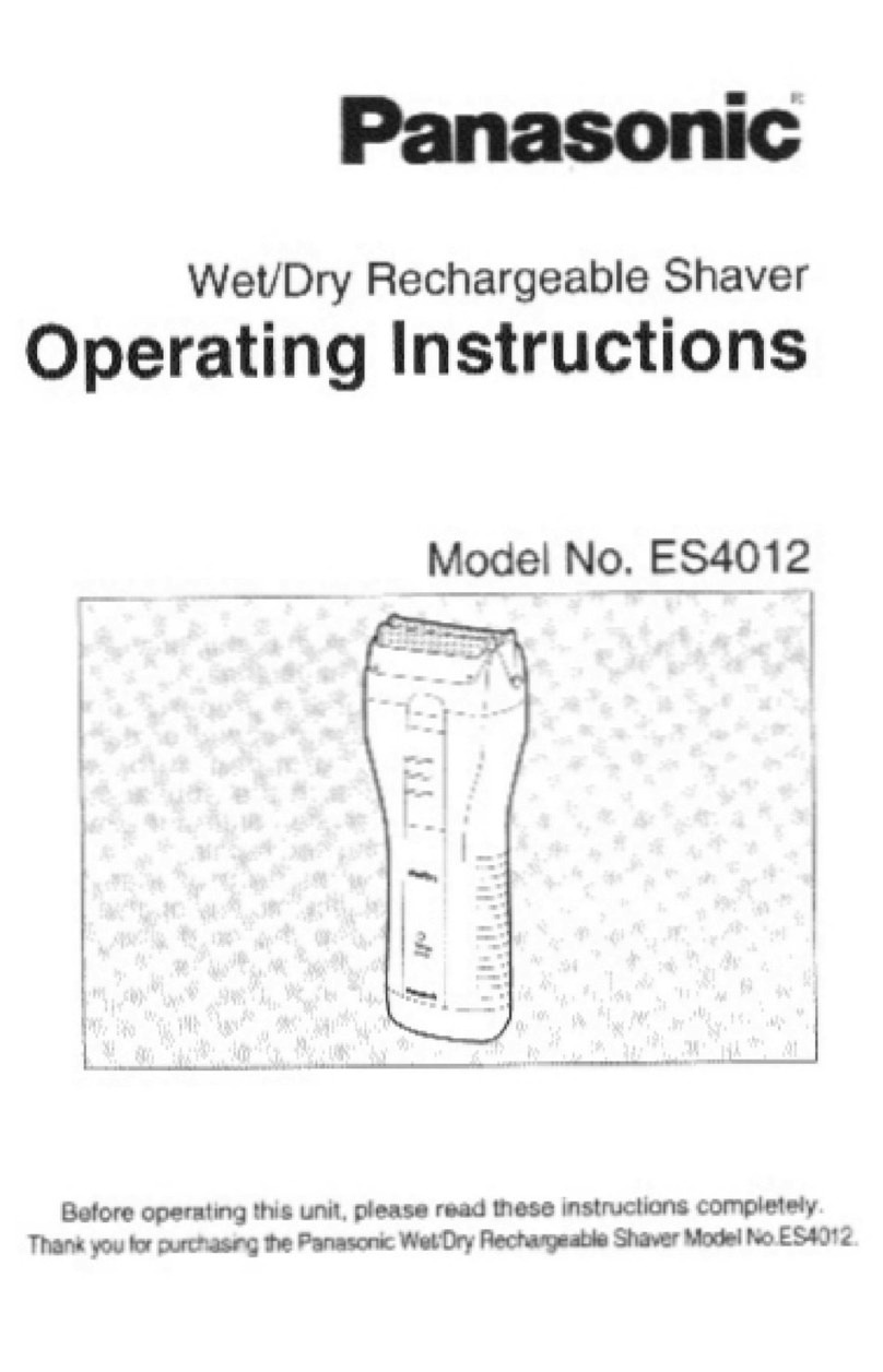 Panasonic ES4012S Operating operating instructions