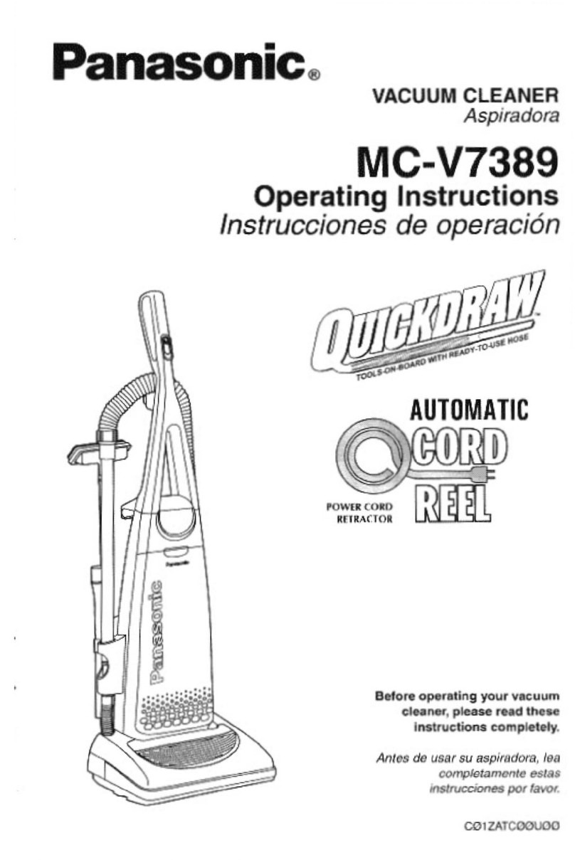 Panasonic Quickdraw MC-V7389 operating instructions