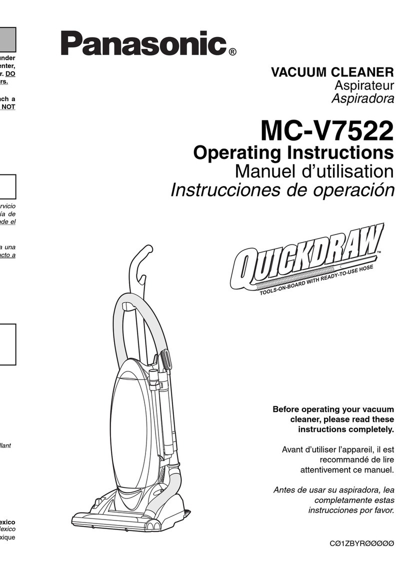 Panasonic Quickdraw MC-V7522 User manual