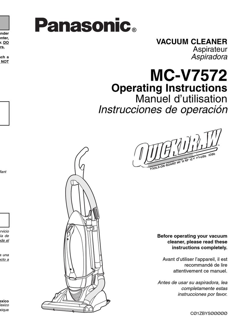 Panasonic Quickdraw MC-V7572 operating instructions