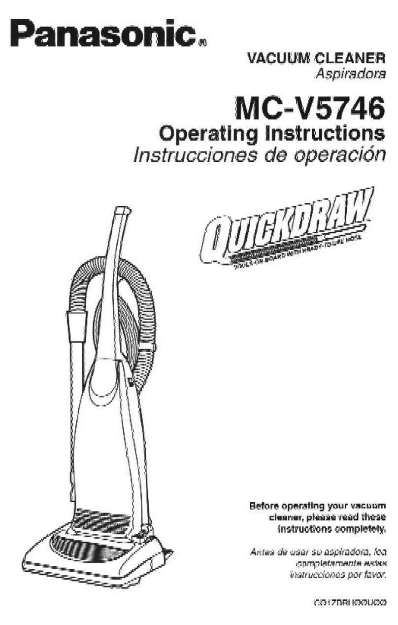Panasonic Quickdraw MC-V5746 operating instructions