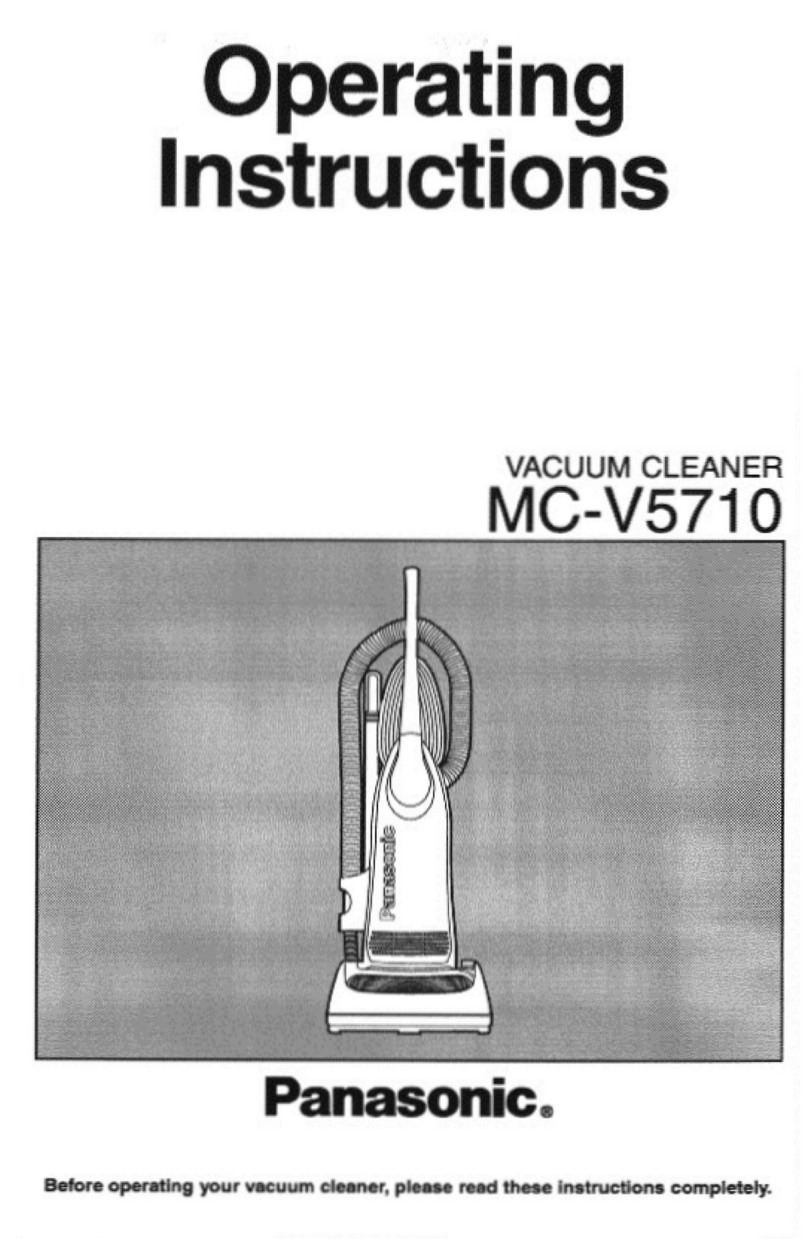 Panasonic MCV5710 - UPRIGHT VACUUM-QKDR User manual