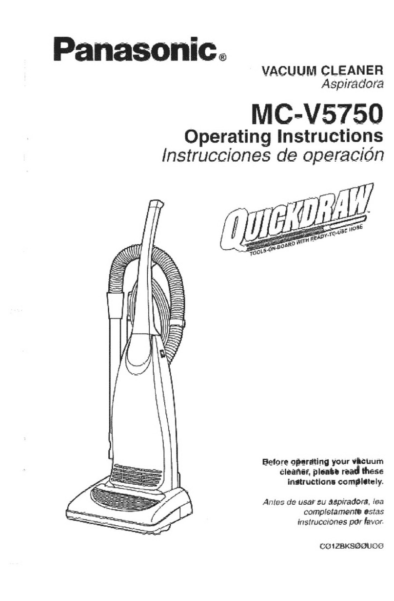 Panasonic Quickdraw M-CV5750 operating manual