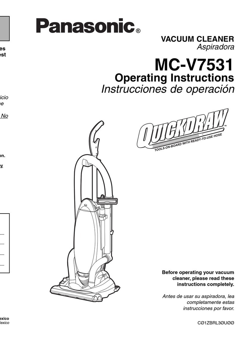 Panasonic Quickdraw MC-V7531 operating instructions