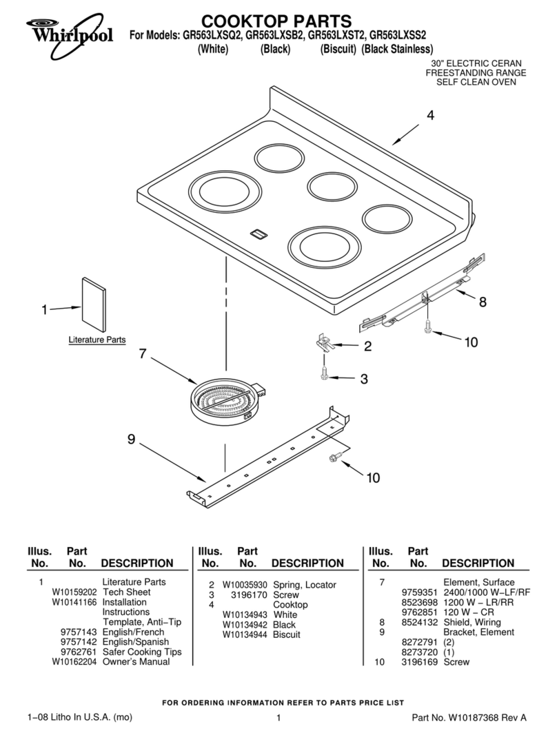 Whirlpool GR563LXSB2 parts list