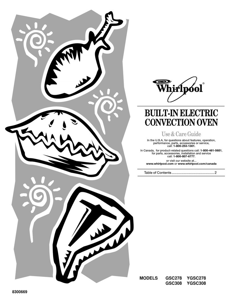Whirlpool YGSC278 Use and care guide