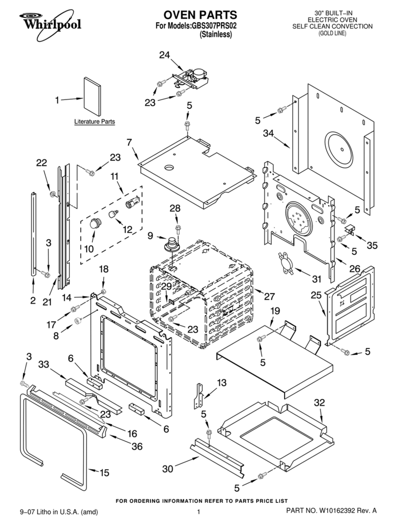 Whirlpool GBS307PRS02 parts list Whirlpool GBS307PRS02 parts list
