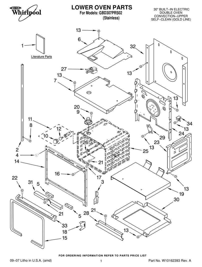 Whirlpool GBD307PRS02 User manual Whirlpool GBD307PRS02 User manual