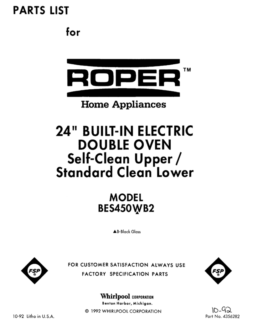 Whirlpool BES450WB2 parts list
