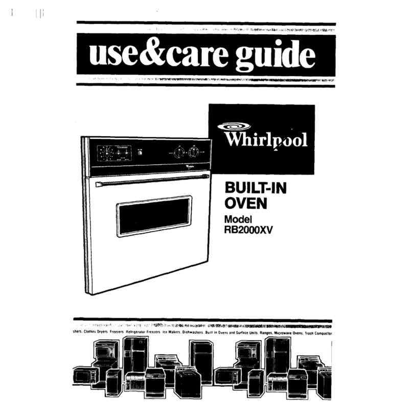 Whirlpool RB2000XV User manual